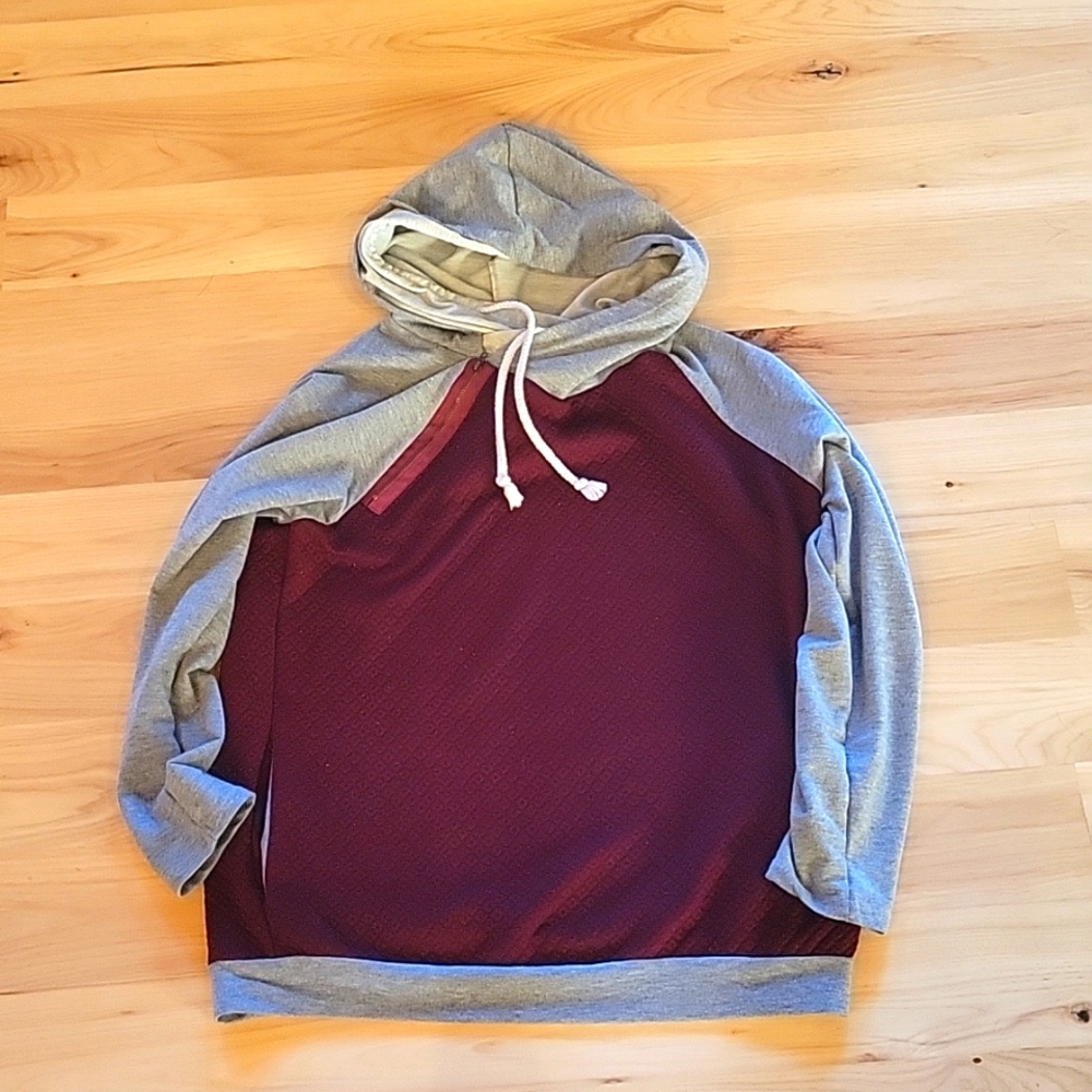 Double hood sweatshirt size medium